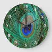 Indische blauwe pekkervaar grote klok (Voorkant)