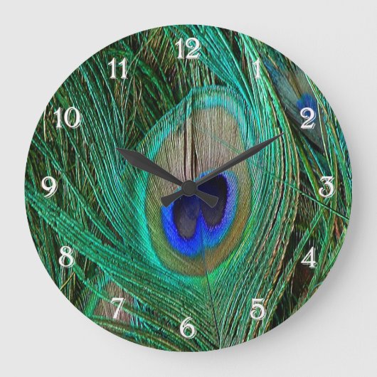 Indische blauwe pekkervaar grote klok (Voorkant)