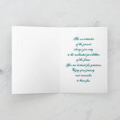 Indische blauwe pekkervaar kaart (Binnen)