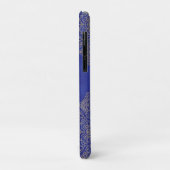 Indische blauwe tempel iPhone case (Achterkant/links)