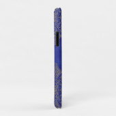 Indische blauwe tempel iPhone case (Achterkant/rechts)