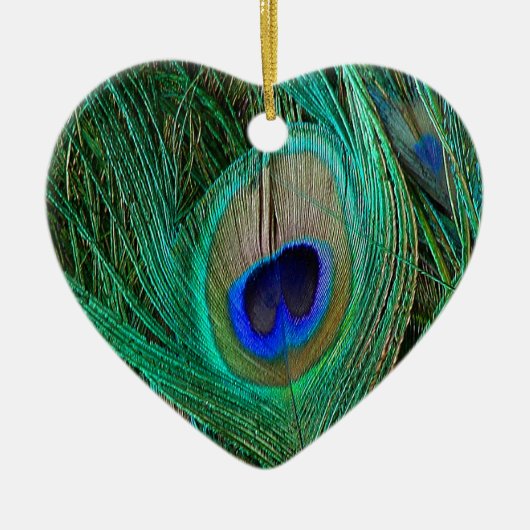 Indische blauwe voetdoek keramisch ornament (Voorkant)