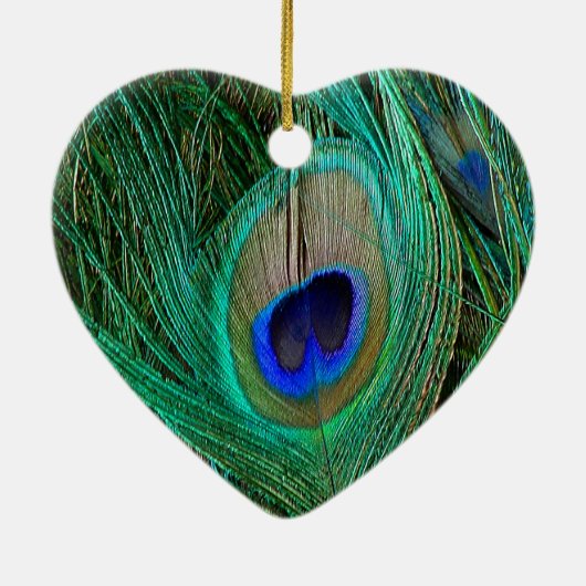 Indische blauwe voetdoek keramisch ornament (Achterkant)