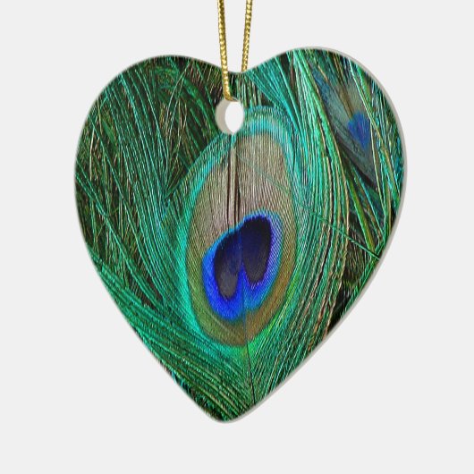 Indische blauwe voetdoek keramisch ornament (Links)