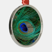 Indische blauwe voetdoek metalen ornament (Rechts)