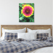 Indische bloem - Texas Wildflower Canvas Afdruk (Insitu (Slaapkamer))