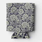 Indische Bloemen Grond  Ontwerp Blikjeskoeler (Voorkant)