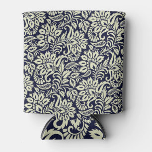 Indische Bloemen Grond Ontwerp Blikjeskoeler