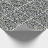 Indische Bloemen Grond Ontwerp Cadeaupapier (Hoek)