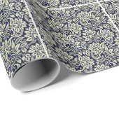 Indische Bloemen Grond Ontwerp Cadeaupapier (Rol Hoek)