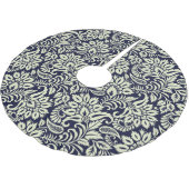 Indische Bloemen Grond  Ontwerp Kerstboom Rok (Gekanteld)