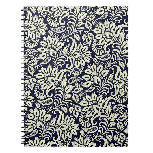 Indische Bloemen Grond Ontwerp Notitieboek (Voorkant)