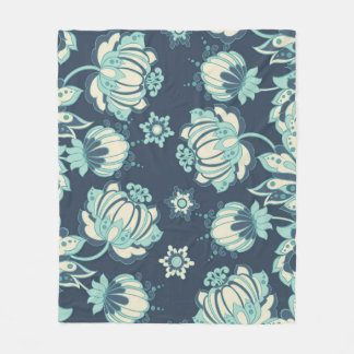 Indische Bloemen Naadloos Patroon Fleece Deken