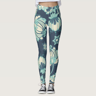 Indische Bloemen Naadloos Patroon Leggings