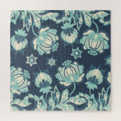 Indische Bloemen Naadloos Patroon Legpuzzel (Verticaal)