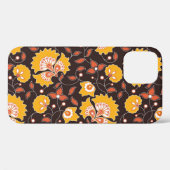 Indische bloemige gekleurde  naadloos Case-Mate iPhone case (Achterkant (horizontaal))