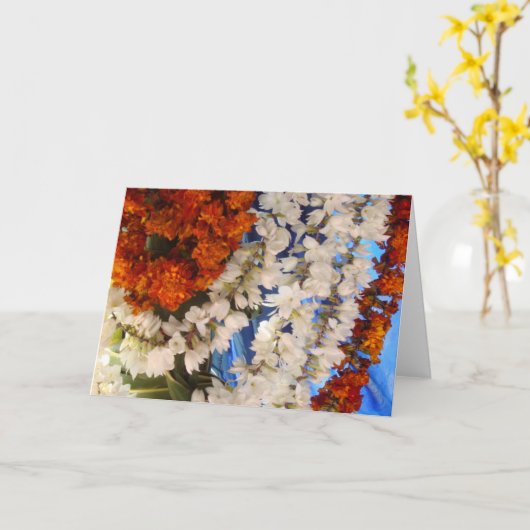 Indische bloemkool kaart (Gele Bloem)