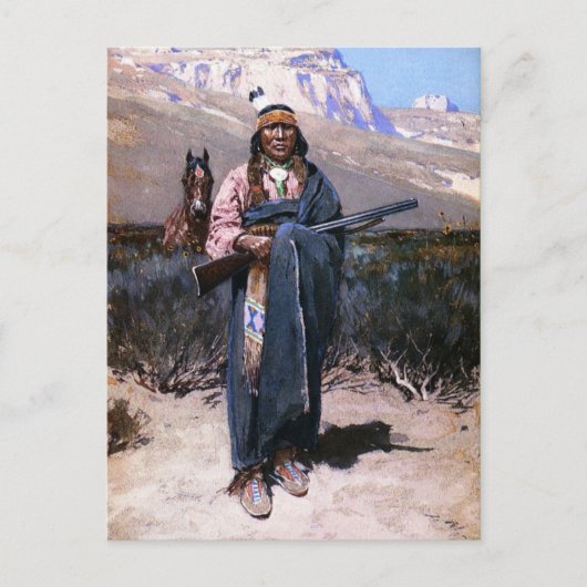 Indische Brave 1891 Briefkaart (Voorkant)