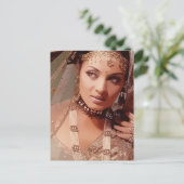 Indische bruid briefkaart (Staand voorkant)