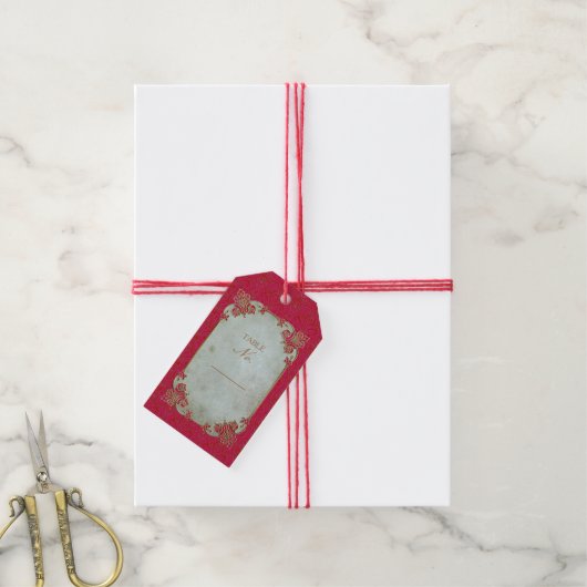 Indische Bruid - Cadeautag Cadeaulabel (Met Touw)