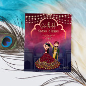 Indische bruiloft bespaart schattige bruidskoppels