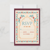 Indische bruiloft-bridal RSVP (Voorkant)