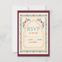 Indische bruiloft-bridal RSVP