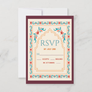 Indische bruiloft-bridal RSVP
