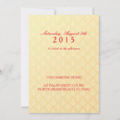 Indische bruiloft - Bridal Shower Uitnodiging (Achterkant)