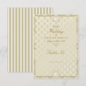 Indische bruiloft III - Tafelnummer Kaart (Voorkant / Achterkant)