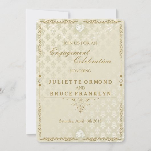 Indische bruiloft III - Verloving Kaart (Voorkant)