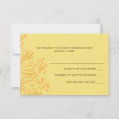 Indische bruiloft RSVP (Achterkant)