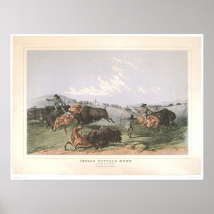 Indische Buffalo Hunt: "Close Quarters" (0743A) Poster