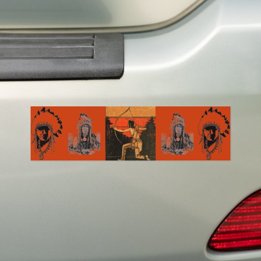 Indische Bumpersticker (Op auto)