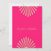 Indische Casual bruiloft in Indiase stijl Roze Go Kaart (Voorkant)