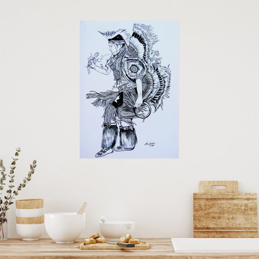 Indische Chants Magic Dance Poster (Keuken)