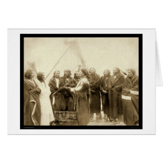 Indische chefs met generaal Miles SD 1891
