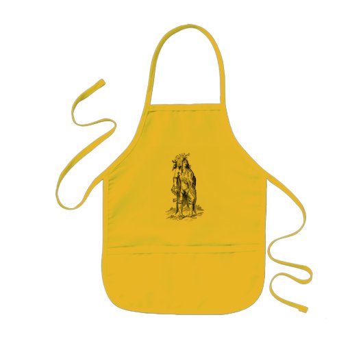 Indische Chief Apron Kinder Schort (Voorkant)