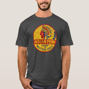 Indische Chief Gasoline  Emblem T-shirt
