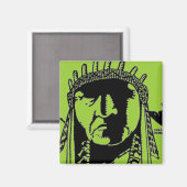 Indische Chief Magnet (Voorkant / Achterkant)