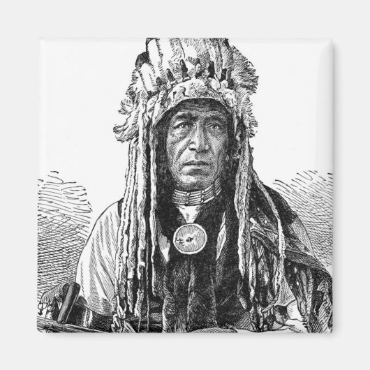 Indische Chief Magnet (Voorkant)