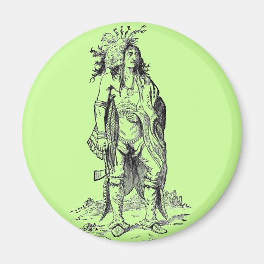Indische Chief Magnet (Voorkant)