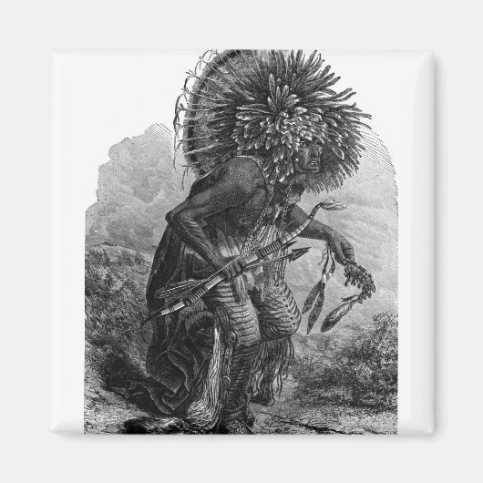 Indische Chief Magnet (Voorkant)