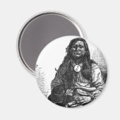 Indische Chief Magnet (Voorkant / Achterkant)