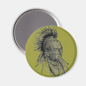 Indische Chief Magnet (Voorkant / Achterkant)
