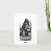 Indische Chief Note Card Kaart (Achterkant)