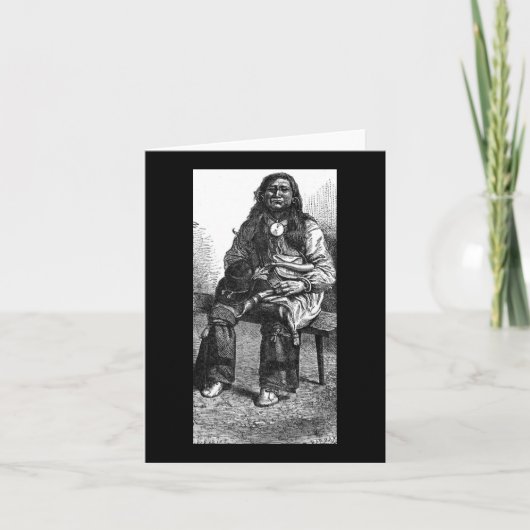Indische Chief Note Card Kaart (Voorkant)