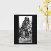 Indische Chief Note Card Kaart (Gele Bloem)