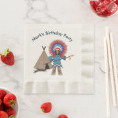 Indische Chief Party Napkins - Partij Kinderen Servet (Insitu)
