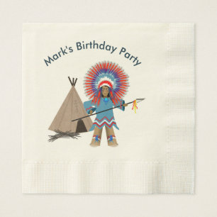 Indische Chief Party Napkins - Partij Kinderen Servet